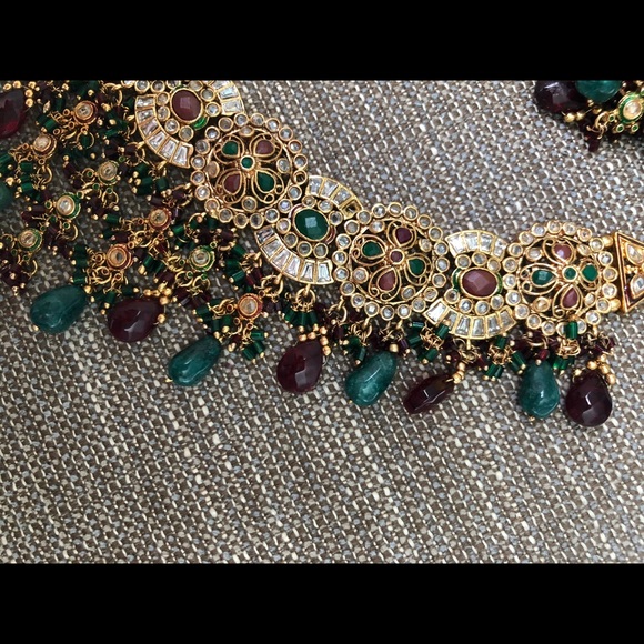 Indian/Pakistani necklace set - Picture 4 of 11